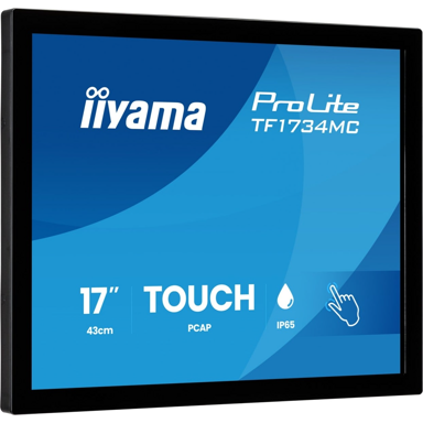 IIYAMA Monitor ProLite TF1734MC-B8X / 17", 1280 x 1024, ekran osjetljiv na dodir, crna